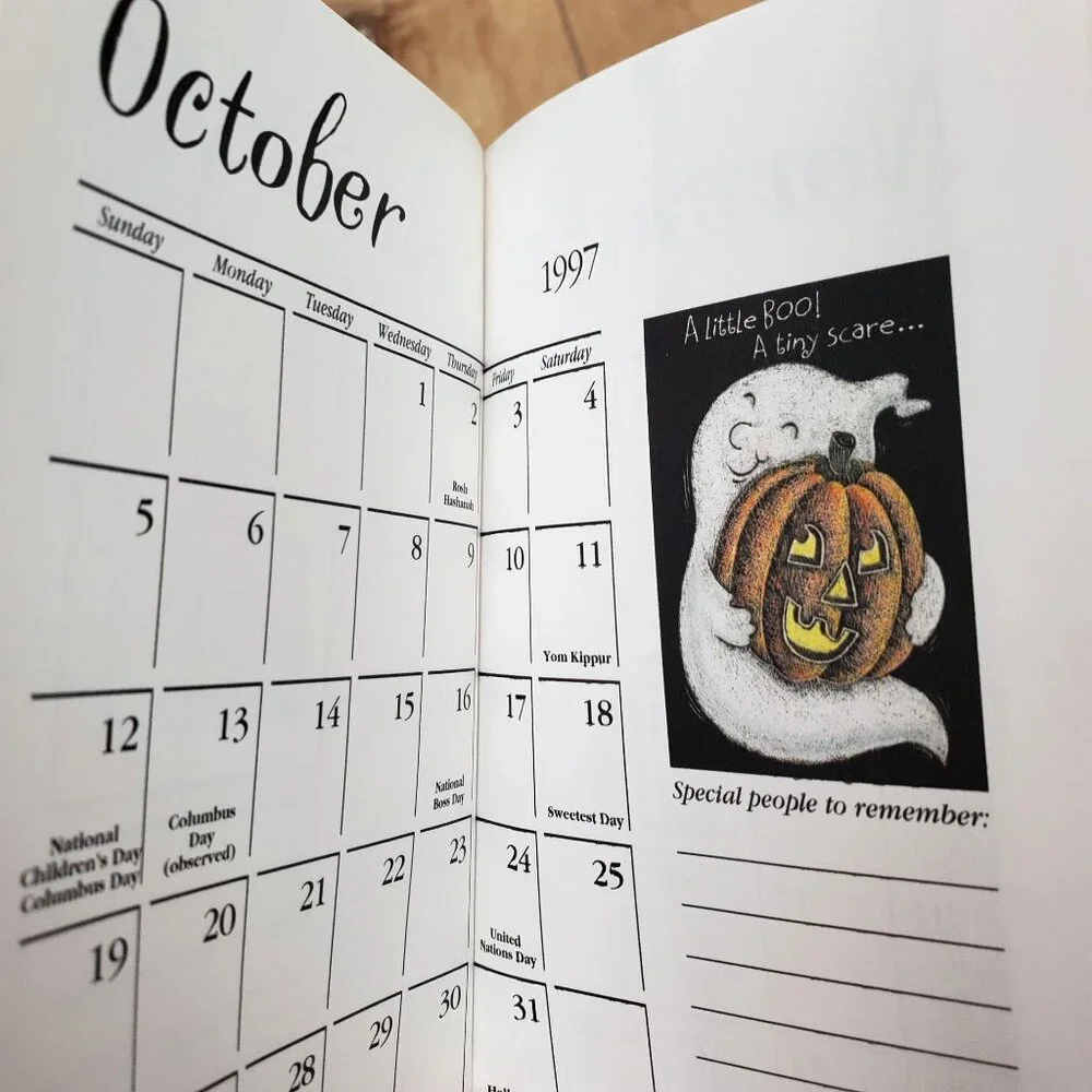 Vintage 1997 Hallmark Osco Drug Pocket Calendar 5.5